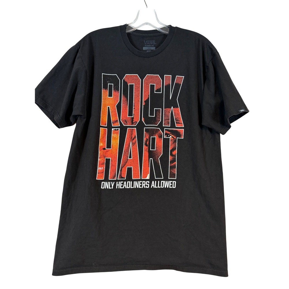 Vans Rock Hart Chris Rock Kevin Hart Tour T-Shirt Black Mens •L• Only Headliners